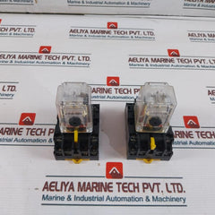 Tyco Electronics Krp-14Dg-24 Relay With Base 24Vdc