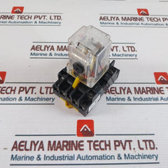 Tyco Electronics Krp-14Dg-24 Relay With Base 24Vdc