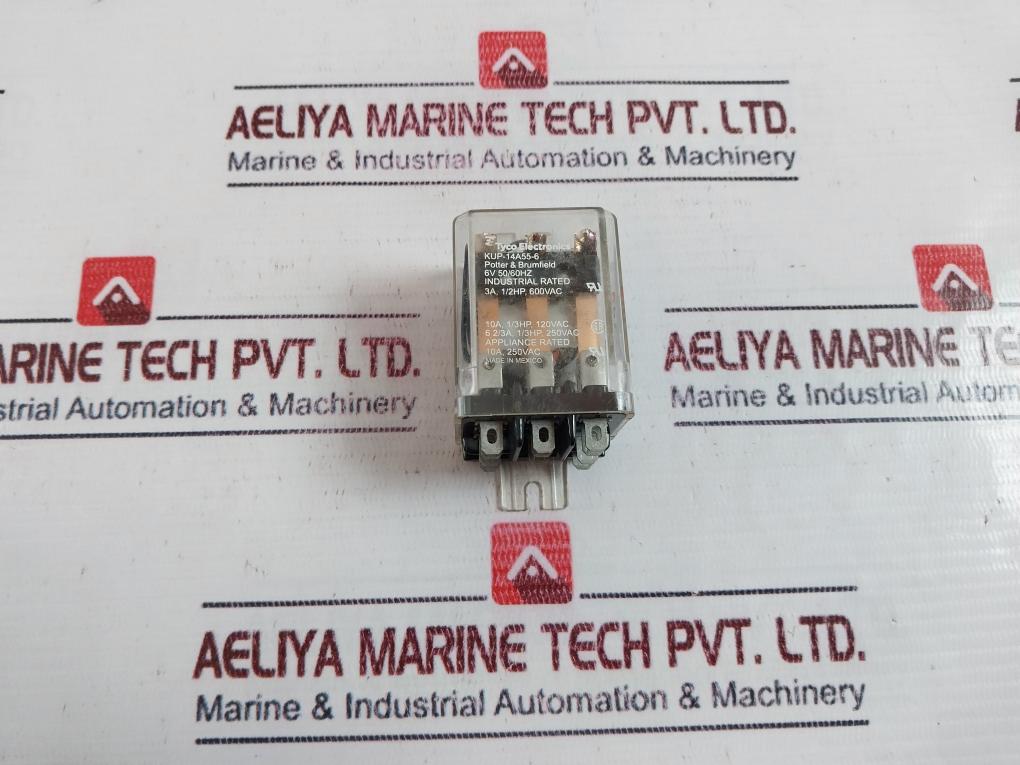 Tyco Electronics Kup-14A55-6 Potter & Brumfield 6V 50/60 Hz