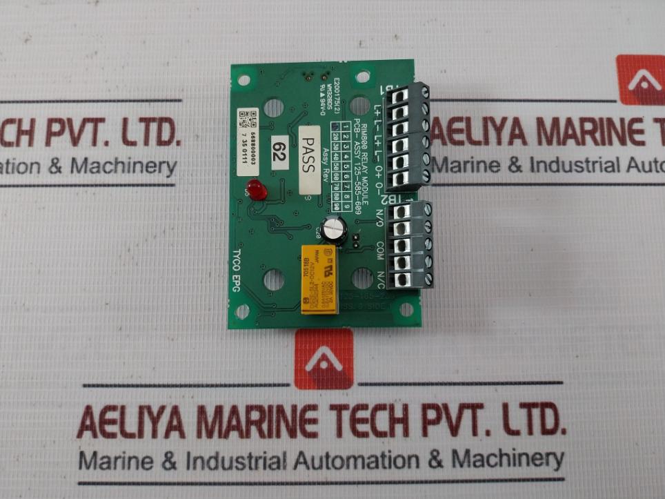 Tyco Epg Rim800 Interface Relay Module Pcb-assy 125-585-609