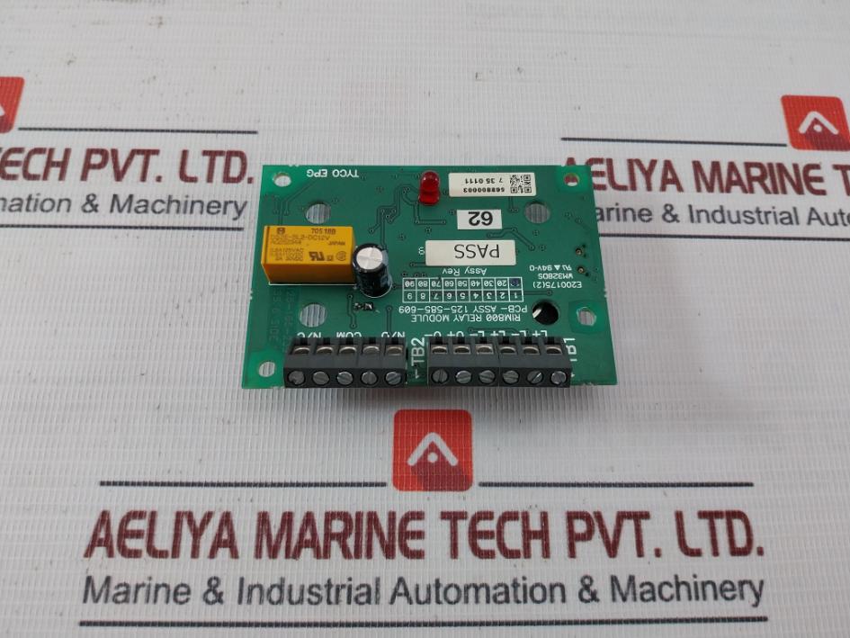 Tyco Epg Rim800 Interface Relay Module Pcb-assy 125-585-609