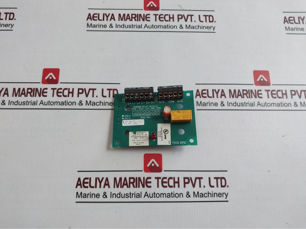 Tyco Epg Rim800 Interface Relay Module Pcb-assy 125-585-609