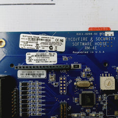 Tyco/Fire &Security Rm-4E Printed Circuit Board Rev: T0 12Vdc- 24Vdc 550Ma