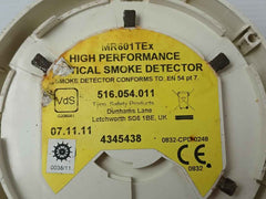 Tyco Optical Smoke Detector Part No: Mr601Tex