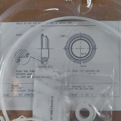 Tyco Teflon Tape Gasket Kit 9300P08, SST Bolted Seat P