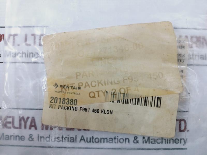 Tyco Valves & Controls 2018380 Gland Packing Kit For 250-600Mm Knife Gate Valve