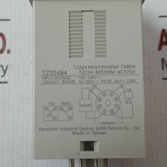 Tz224-a2C60M-ac120V Multirange Timer Panasonic 100-120V