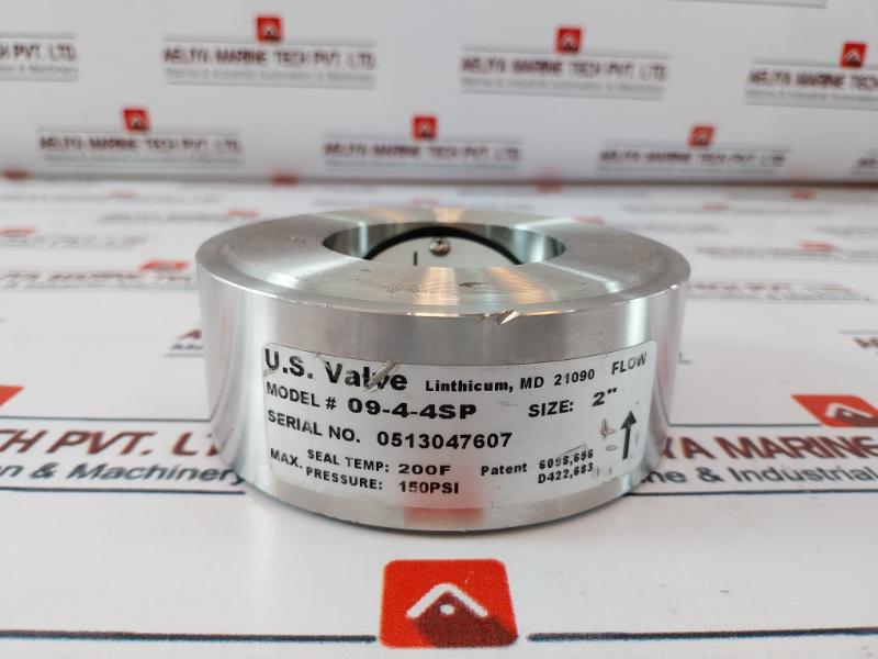 U.s. Valve 09-4-4sp 2” Valve 150 Psi Max Pressure Seal Temp 200f