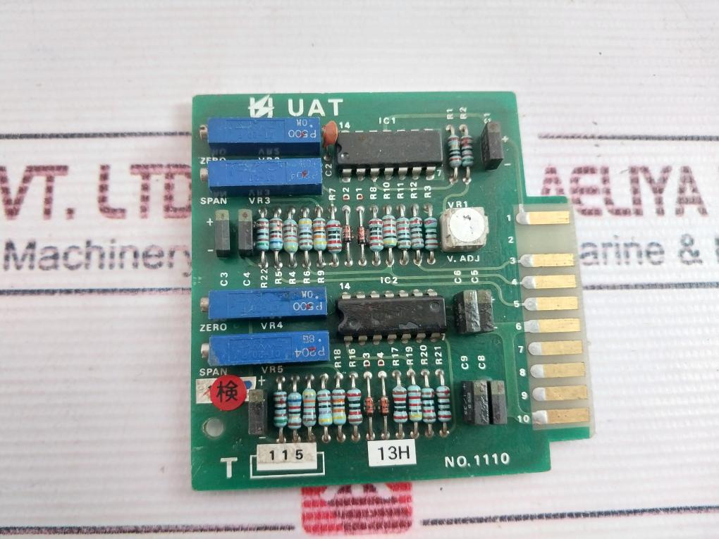 Uzushio Uat 1110 Printed Circuit Board T115