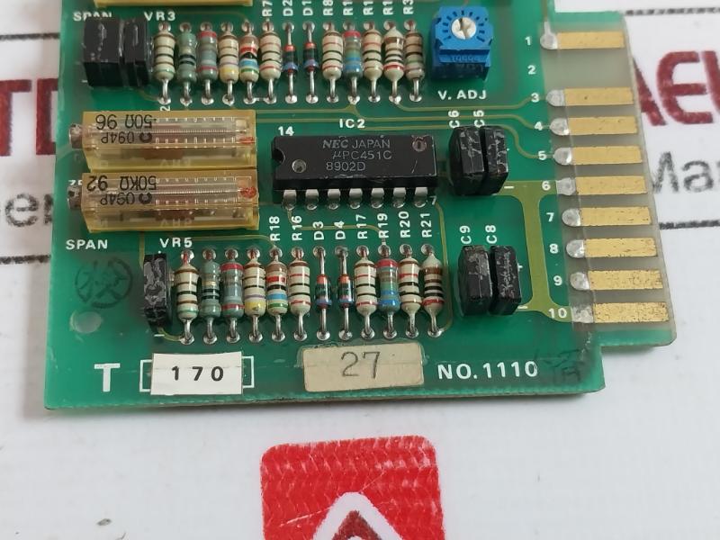 Uzushio Electric Uat T170 Printed Circuit Board