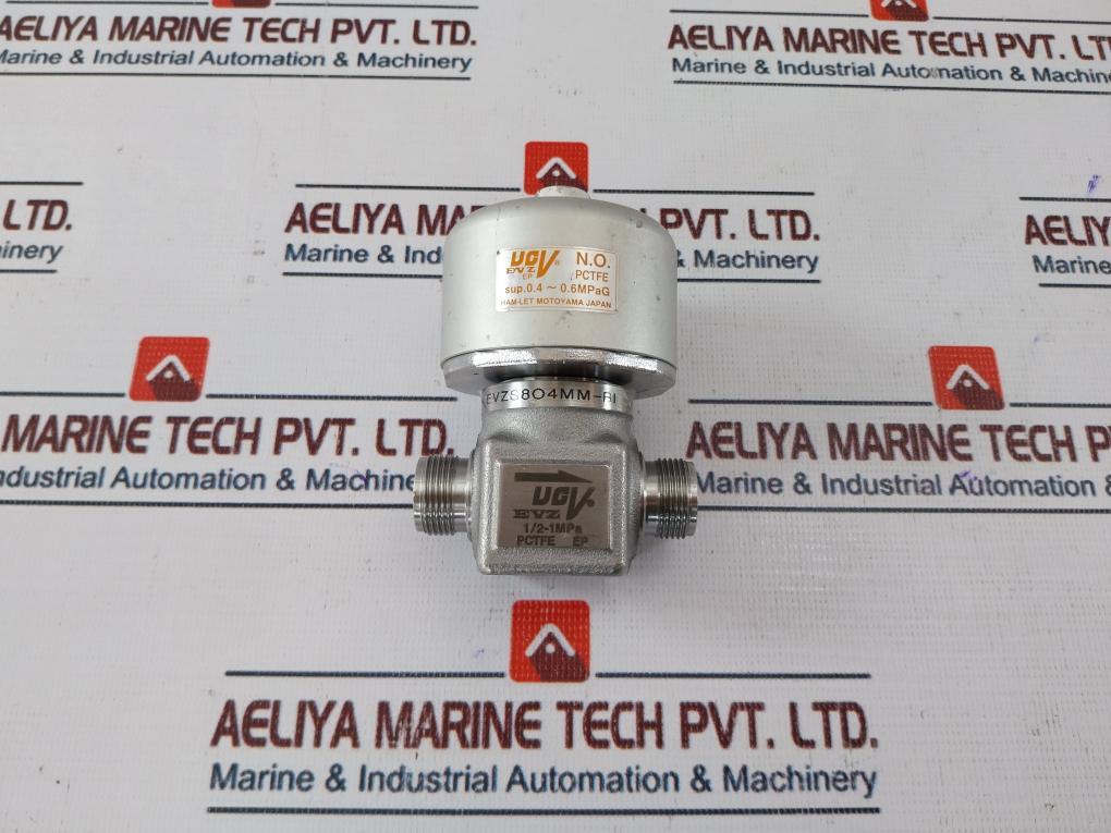 Ucv Evz Pctfe Diaphragm Valve 0.4~0.6 Mpag