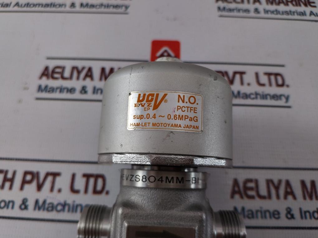 Ucv Evz Pctfe Diaphragm Valve 0.4~0.6 Mpag