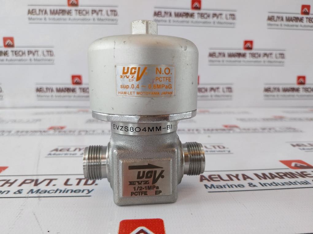 Ucv Evz Pctfe Diaphragm Valve 0.4~0.6 Mpag