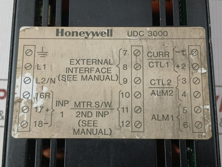 Udc 3000 Universal Digital Controller 240Vac 60Hz 10Va Honeywell
