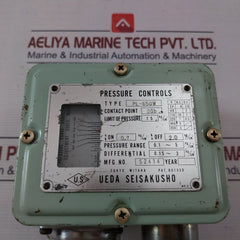 Ueda Seisakusho Pl-650W Pressure Control Switch 2Ab 0.1-5 Kg/Cm2