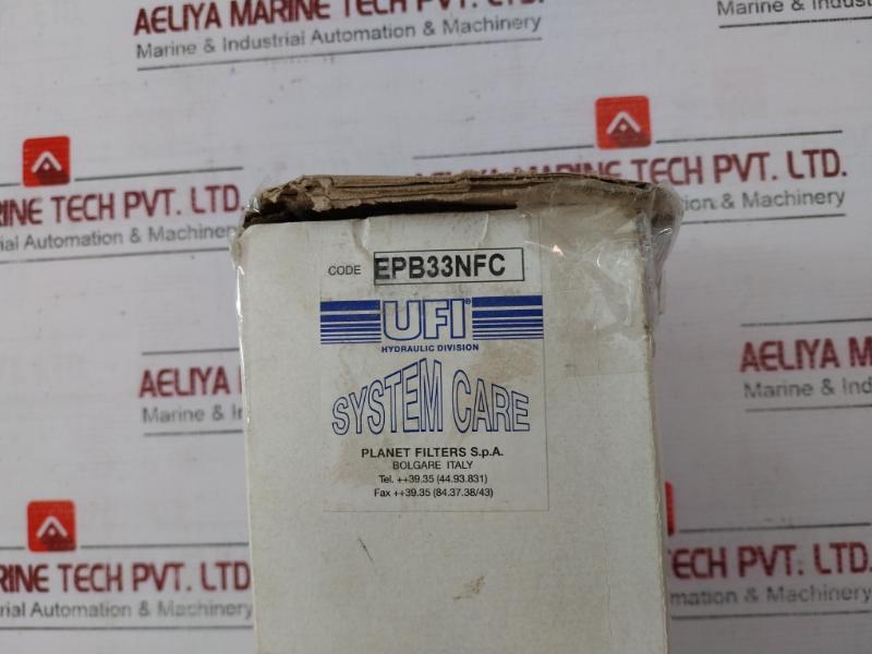 Ufi Epb33Nfc Hydraulic Filter Element