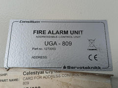 Uga-809 1270055 Fire Alarm Unit Servoteknikk
