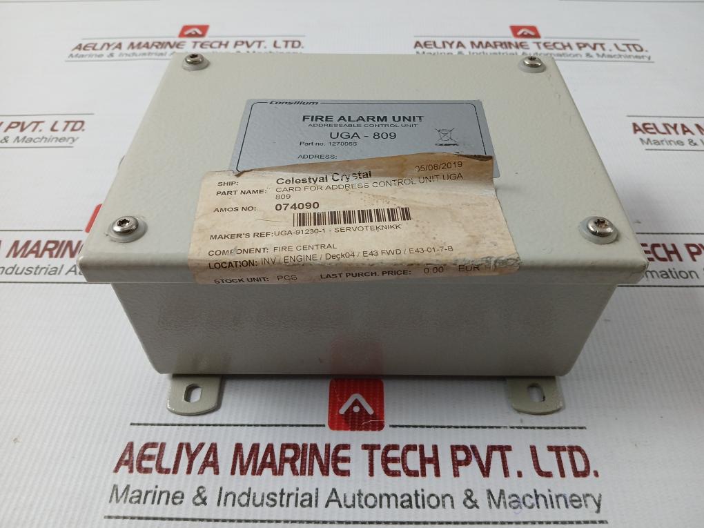 Uga-809 1270055 Fire Alarm Unit Servoteknikk