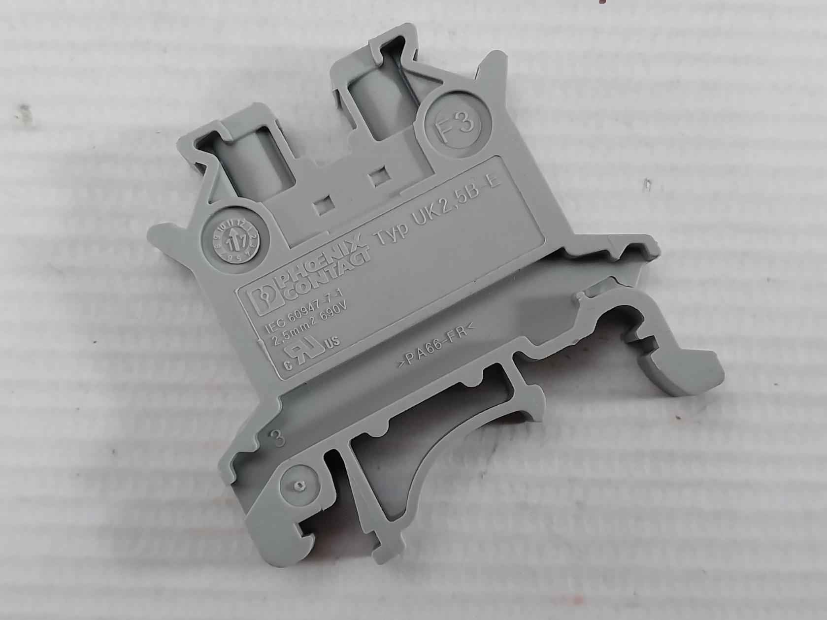 Uk2,5B-e Din Rail Terminal Block Phoenix Contact ( 1 Box = 50 Pcs)
