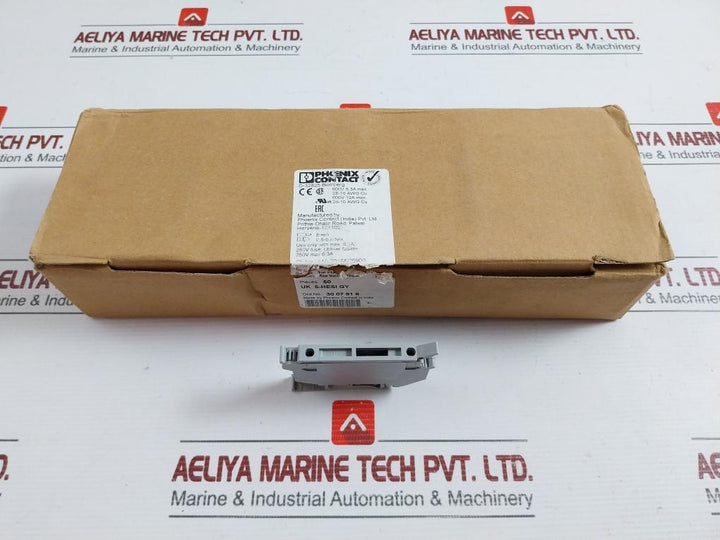 Uk 5-hesi Gy Fuse Modular Terminal Block Phoenix Contact (1 Box = 50 Pcs)