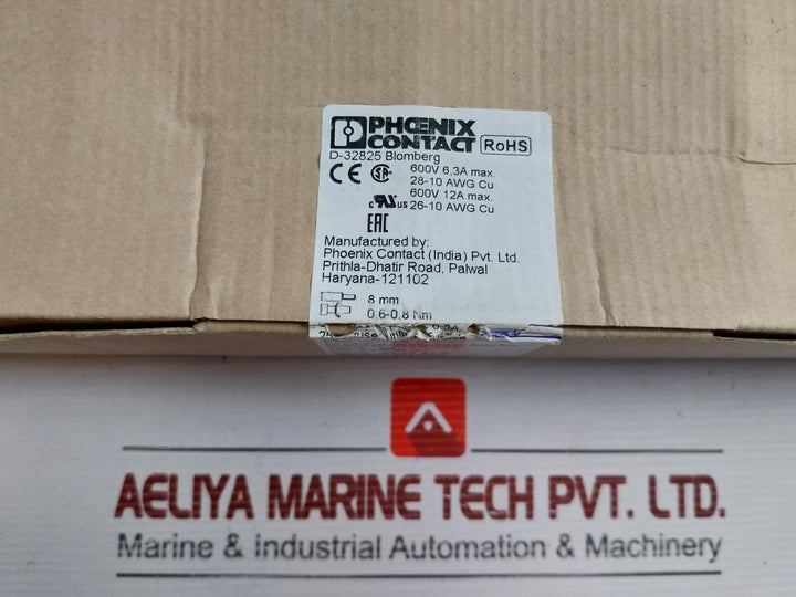 Fuse Modular Terminal Block Uk 5-hesi Gy Phoenix Contact (1 Box = 50 Pcs)