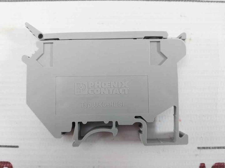 Uk 5-hesi Gy Phoenix Contact Fuse Modular Terminal Block (1 Box = 50 Pcs)