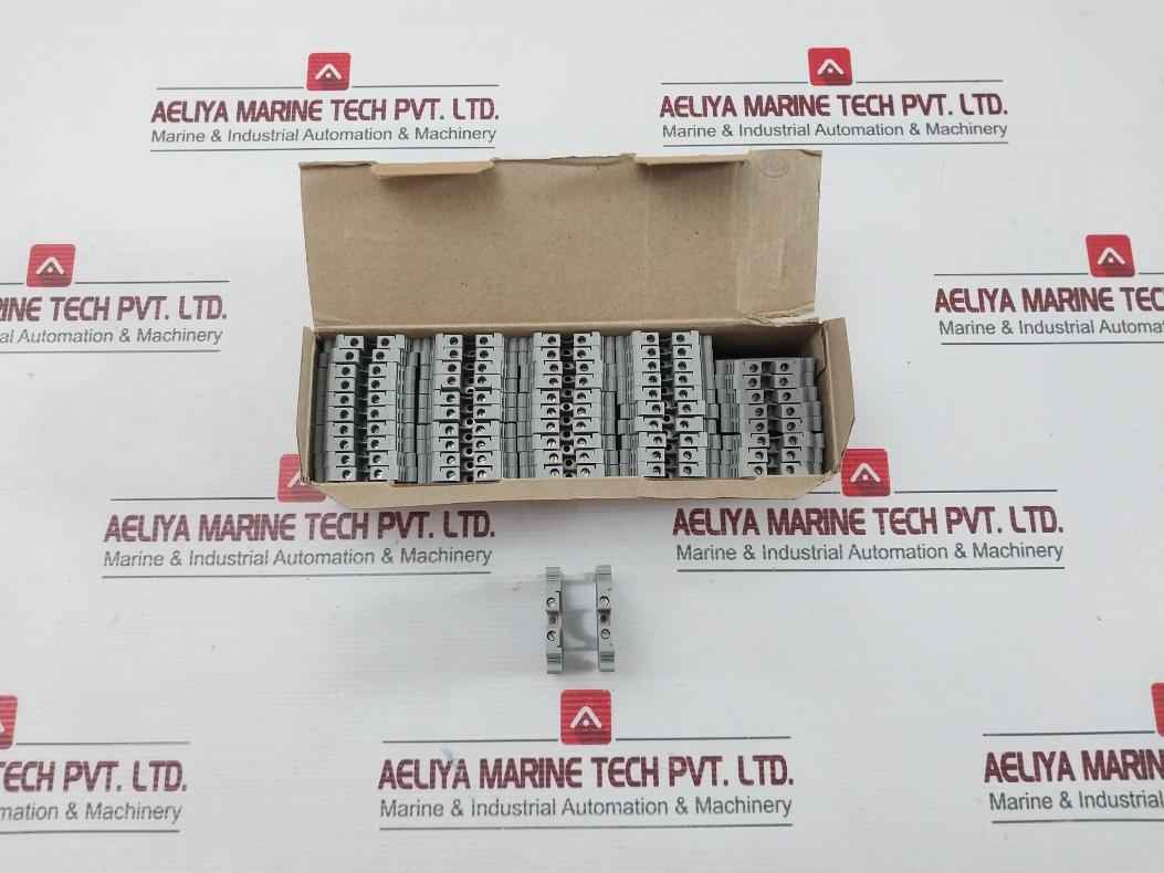 Uk5N-e Din Rail Terminal Block 600V 30A Max Phoenix Contact (1 Box = 50 Pcs)