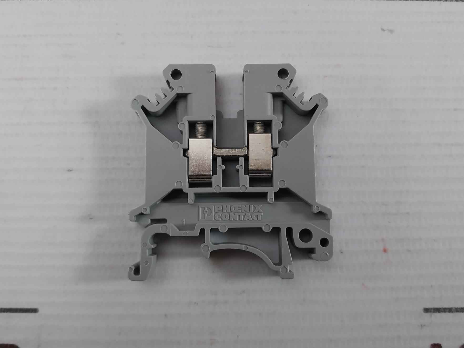 Uk5N-e Din Rail Terminal Block 600V 30A Max Phoenix Contact (1 Box = 50 Pcs)
