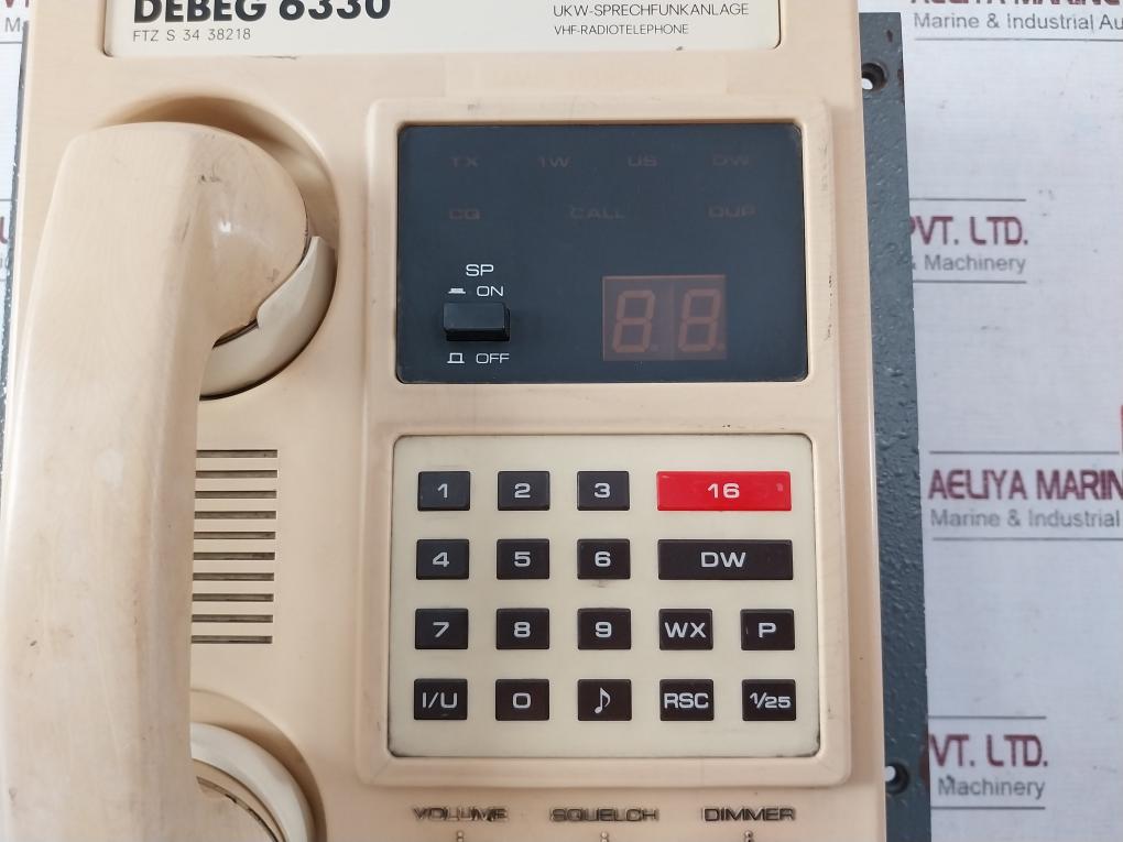 Debeg 6330 Vhf-radiotelephone 24V-/Dc 8545P00375-b