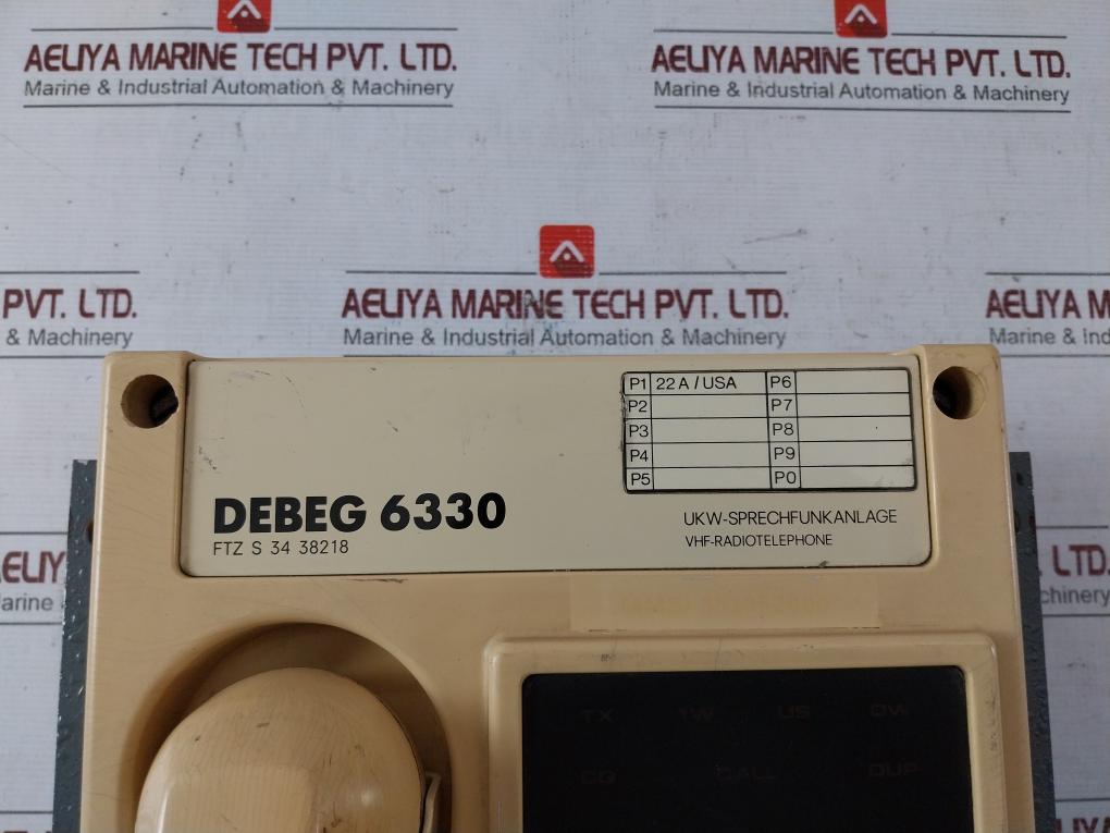 Debeg 6330 Vhf-radiotelephone 24V-/Dc 8545P00375-b
