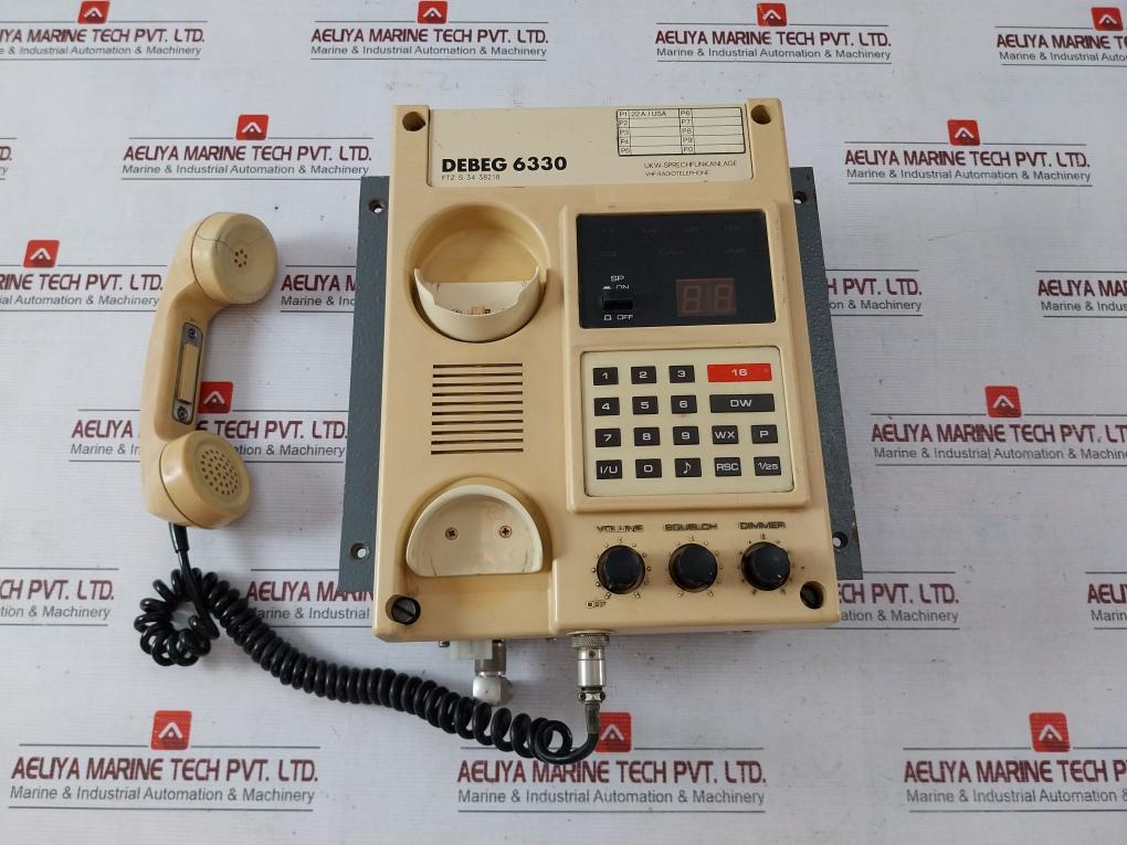 Debeg 6330 Vhf-radiotelephone 24V-/Dc 8545P00375-b