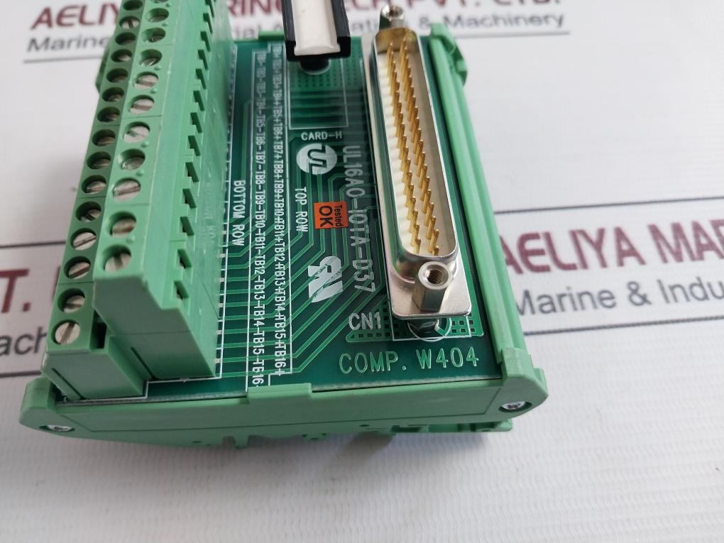 Ul Automation Systems Ul16Ao-iota-d37 Male Connector Terminal Block