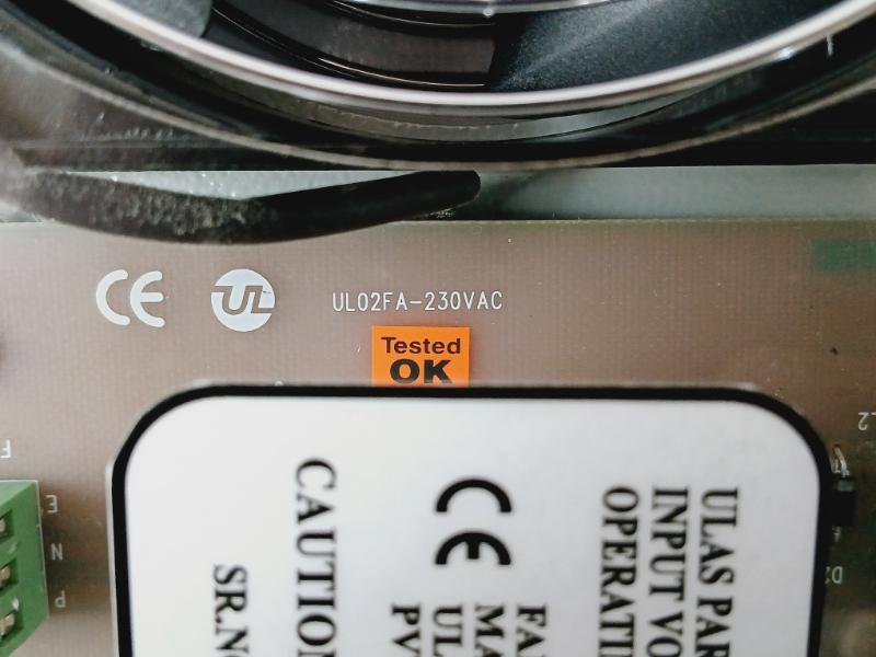 Ul Automation Ul02fa-230vac Fan Assembly 50/60hz