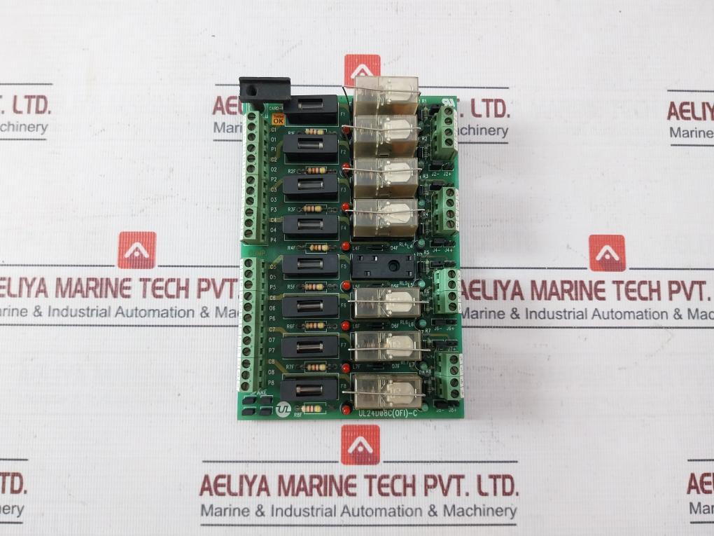 Ul Automation Ul24D08(Ofi)-c Relay Board Card-f Ul24D08C(Ofi)-c
