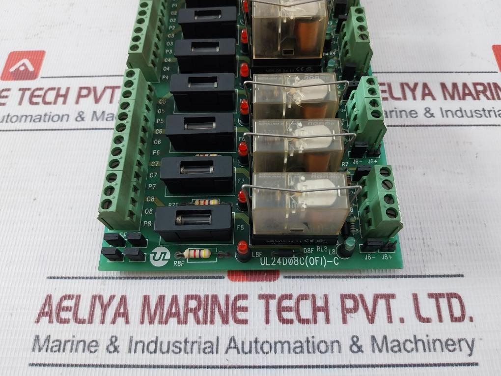 Ul Automation Ul24D08(Ofi)-c Relay Board Card-f Ul24D08C(Ofi)-c
