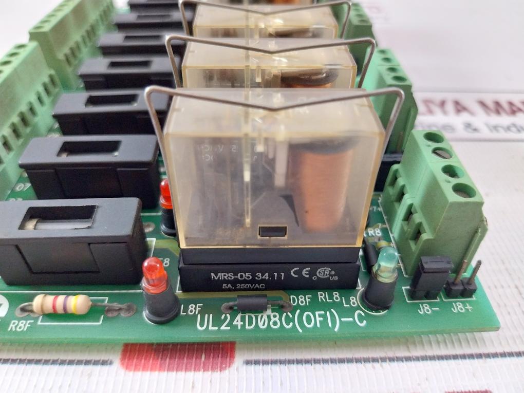 Ul Automation Ul24D08(Ofi)-c Relay Board Card-f Ul24D08C(Ofi)-c