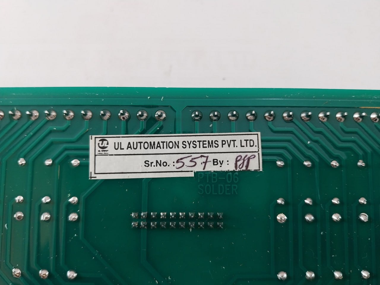 Ul Automation Ulptb-06 Plc Interface Board 94V-0