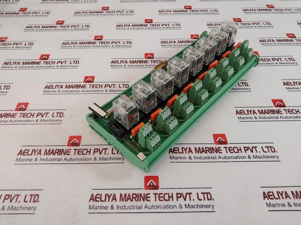 Ul Electrodevices Ulvac08co[10f Snb]-2c Ulpl Inditech 8 Relays Pcb Module