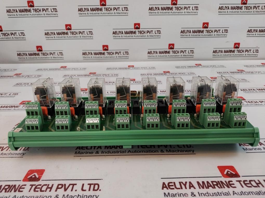 Ul Electrodevices Ulvac08co[10f Snb]-2c Ulpl Inditech 8 Relays Pcb Module