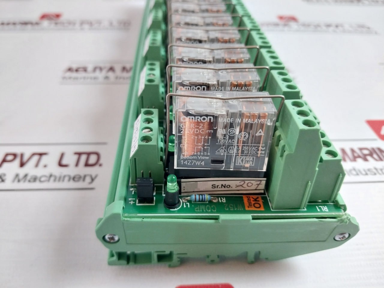 Ul Group Sacc04012676 16 Relays Interface Board Module 24 Vdc 120Vac 5A 30Vdc