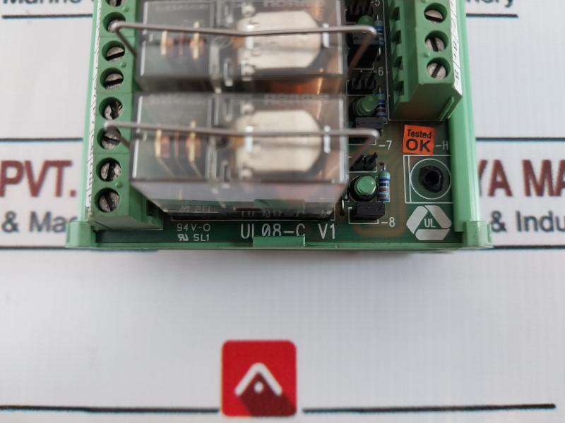 Ul Group Ul08-c Standard 8 Channel Relay Board V1 St Sl1 94v-0