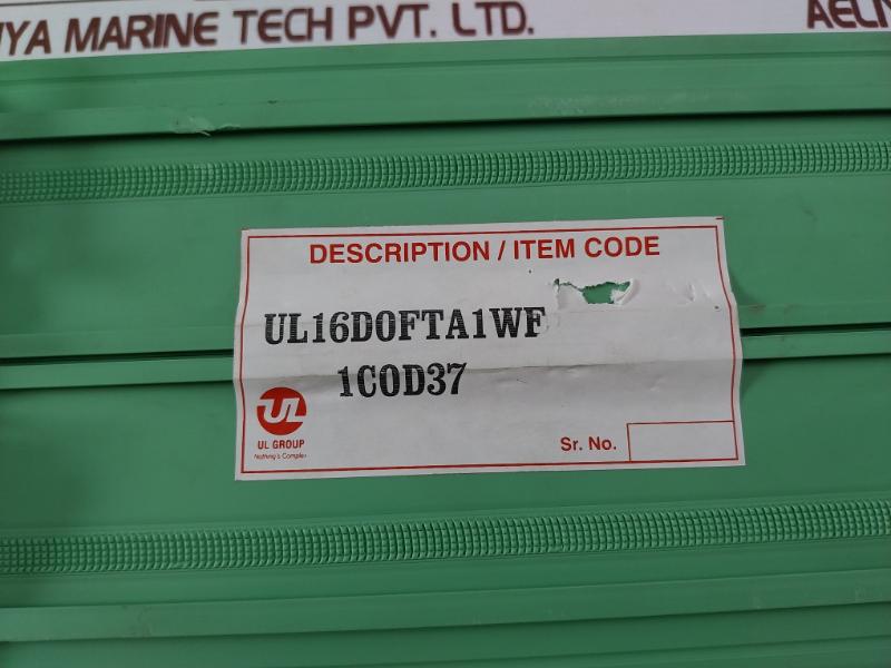 Ul Group Ul16D0Fta1Wf1C0D37 Digital Input Field Termination Assembly