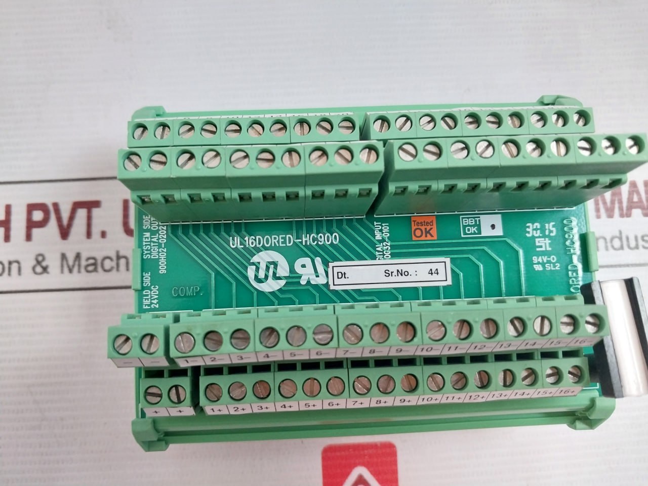 Ul Group Ul16Dored-hc900 Input Output Terminal Block 24Vdc 900G32-0101 94V