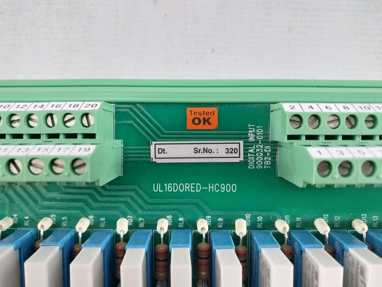 Ul Group Ul16Dored-hc900 Plc Input & Output Module 24Vdc 94V-0