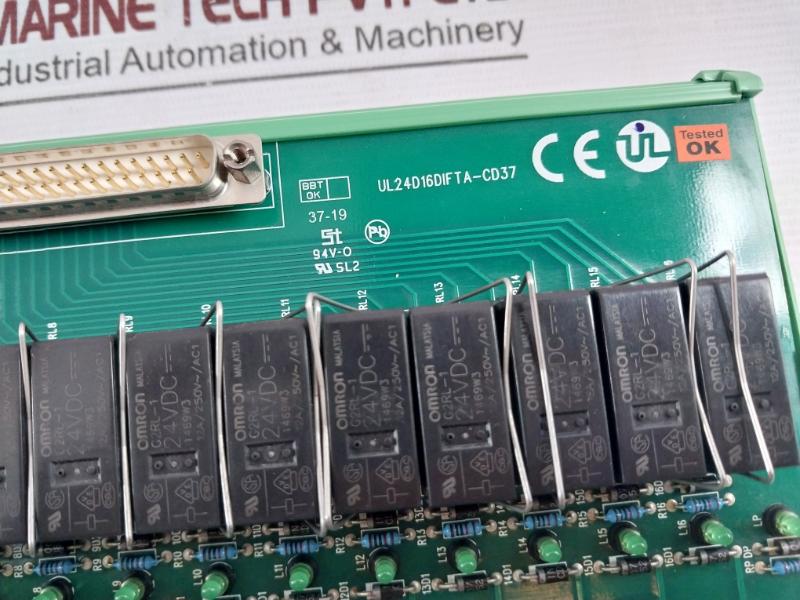 Ul Group Ul24D16Difta-cd37 Di-rtp 16-ch Digital Input Relay Interface Module