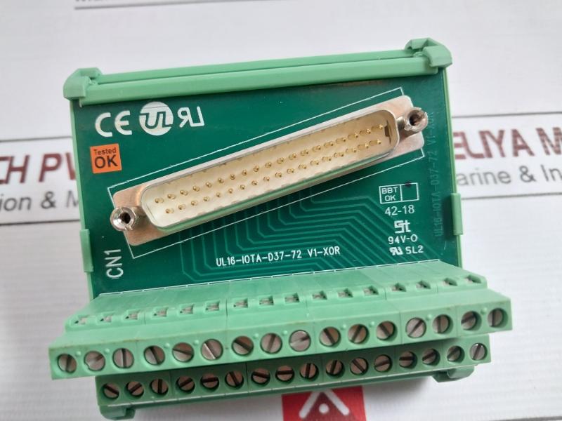 Ul Ul16-iota-d37-72 Din Rail Terminal Block Female Connect 94V-0