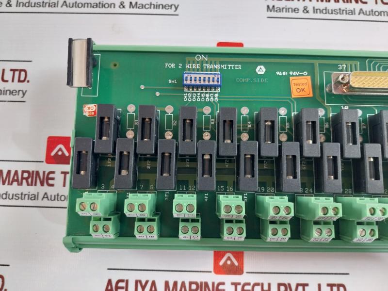 Ul Ul16Ai-37D B1 94V-0 Terminal Block Module Pc Board For 2 Wire Transmitter
