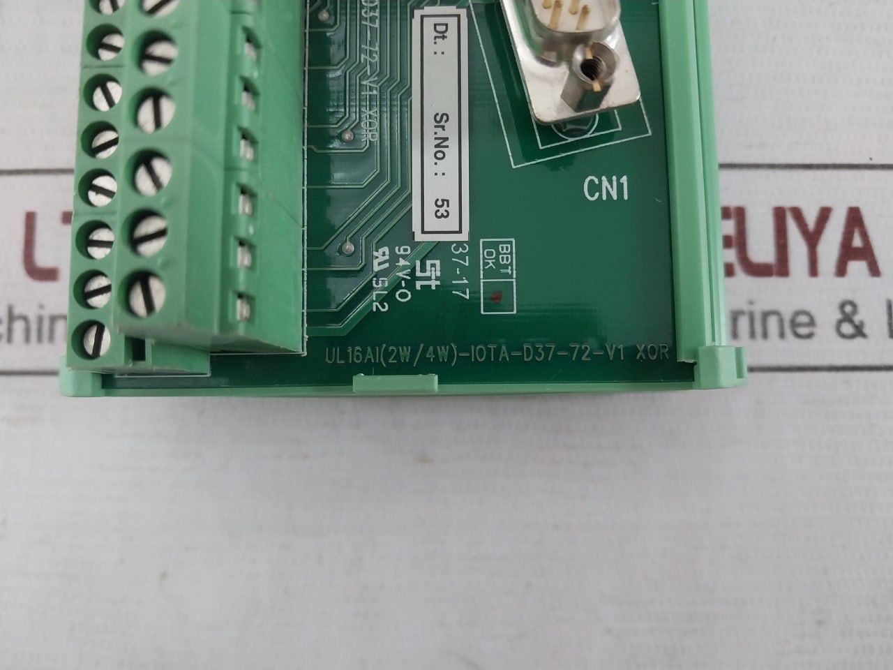 Ul Ul16Ai (2W/4W)-iota-d37-72-v1 Xor Input Interface Relay 94V-0