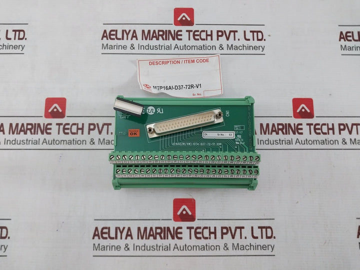 Ul Ul16Ai (2W/4W)-iota-d37-72-v1 Xor Input Interface Relay 94V-0