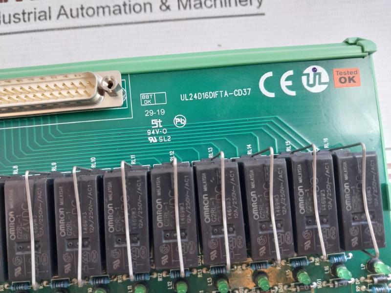 Ul Ul24D16Difta-cd37 Interface Relay Module G2Rl-1 24Vdc 12A/250V 5A 250Vac